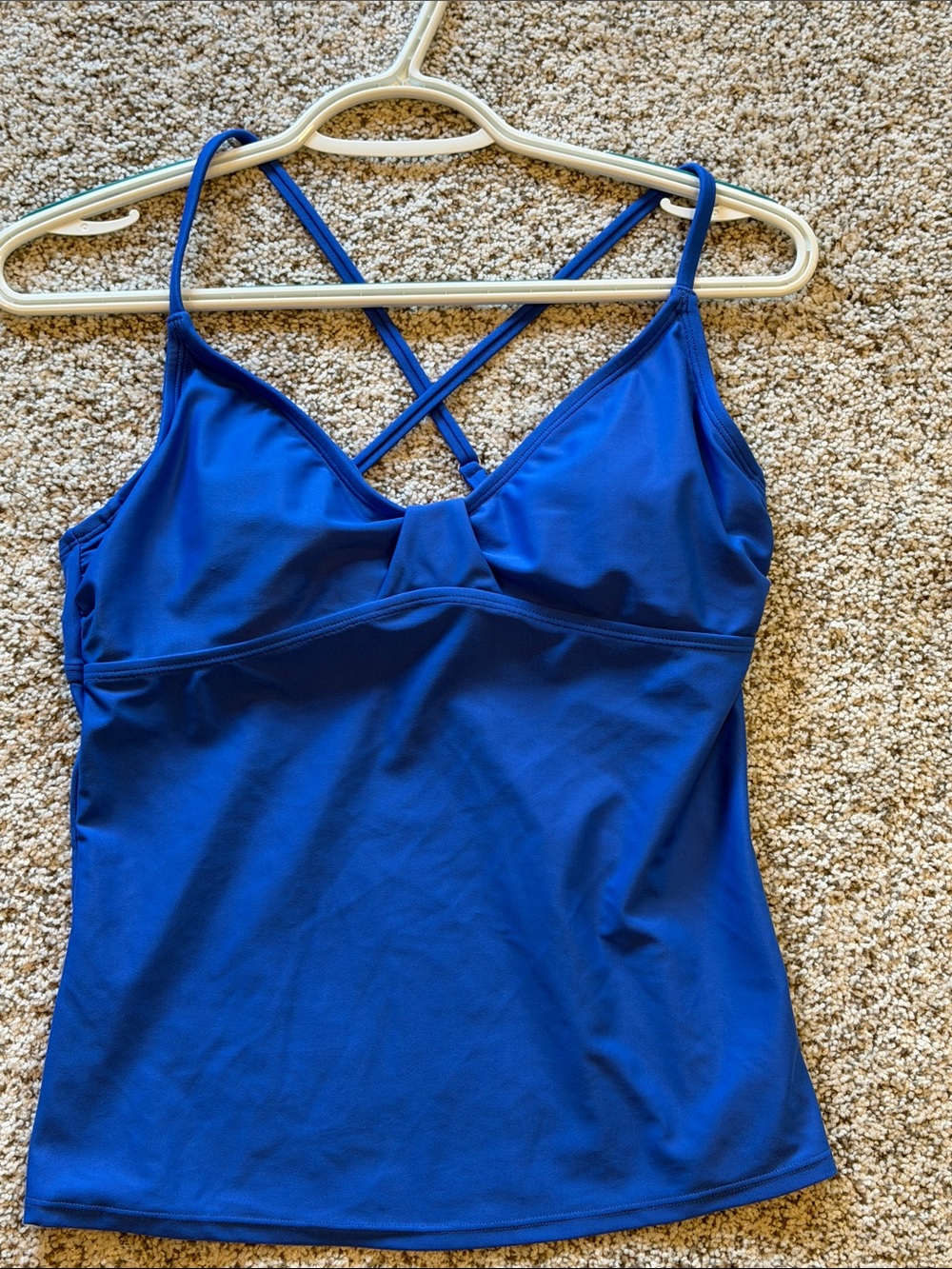 NWT Athleta Royal Blue Active Tankini Top